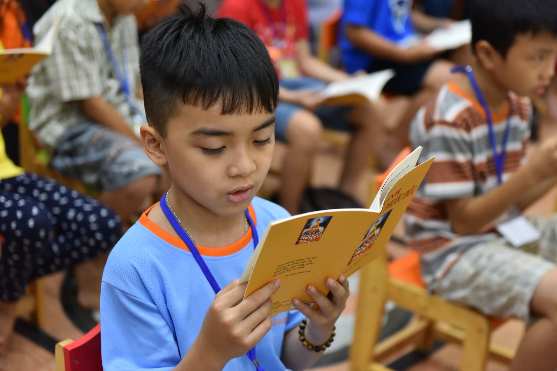 Khóa tu ‘’Búp sen từ bi’’ lần thứ 11 Chùa Giác Ngộ, ngày 31-03-2018.