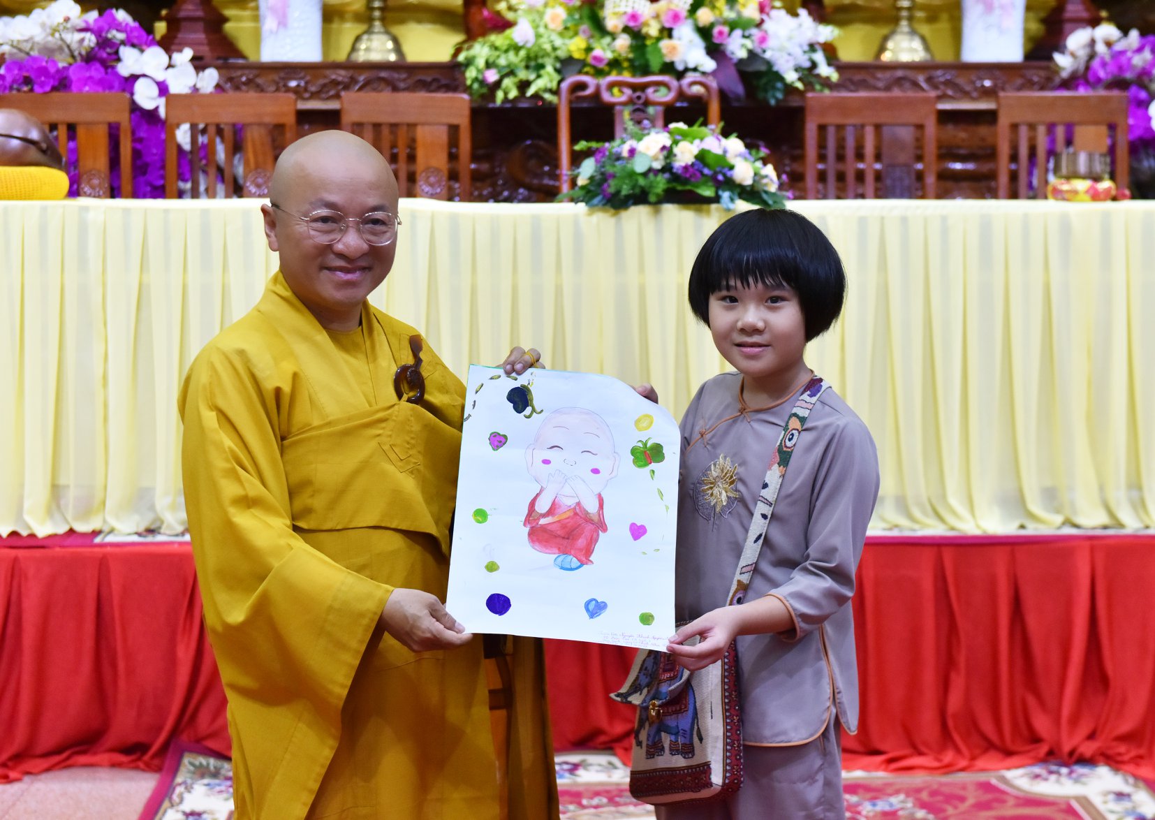 Khóa tu ‘’Búp sen từ bi’’ lần thứ 11 Chùa Giác Ngộ, ngày 31-03-2018.