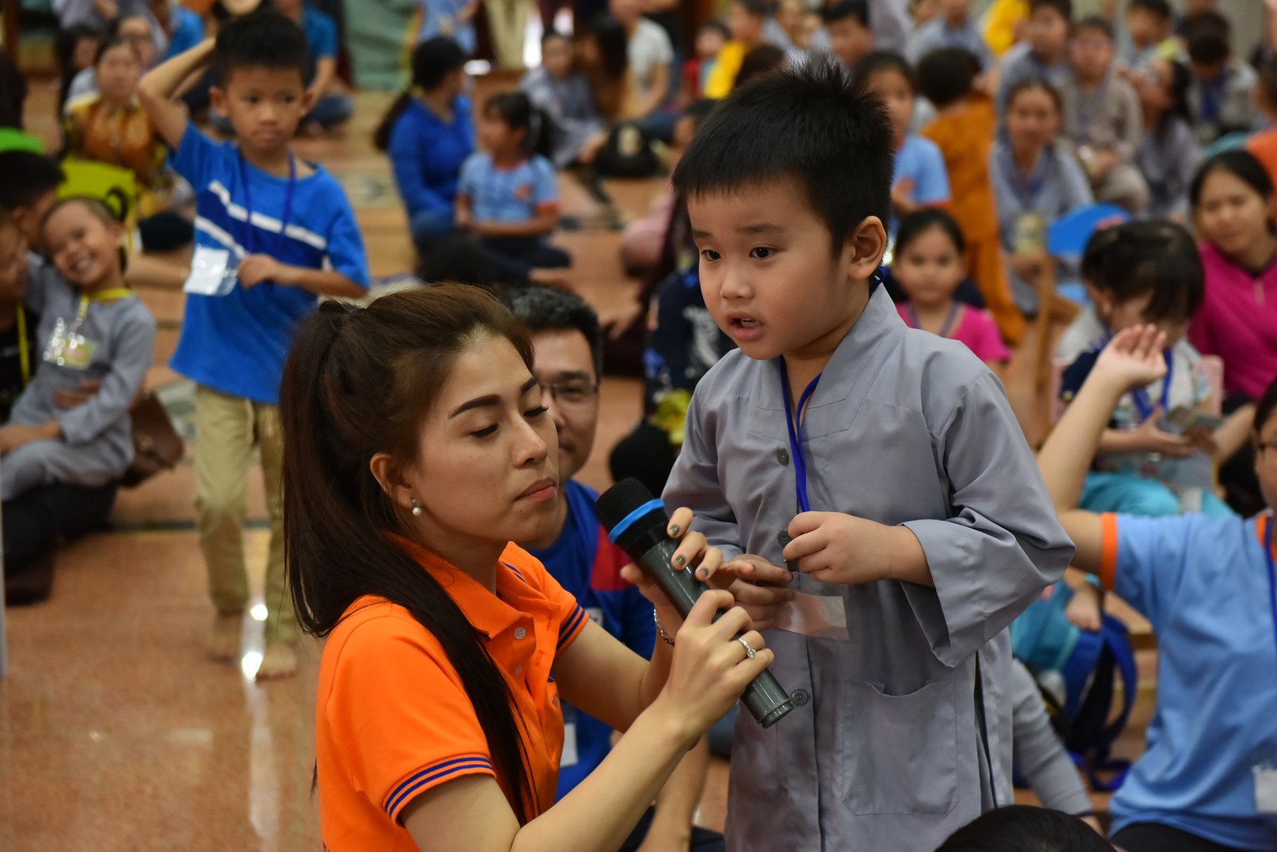 Khóa tu ‘’Búp sen từ bi’’ lần thứ 11 Chùa Giác Ngộ, ngày 31-03-2018.