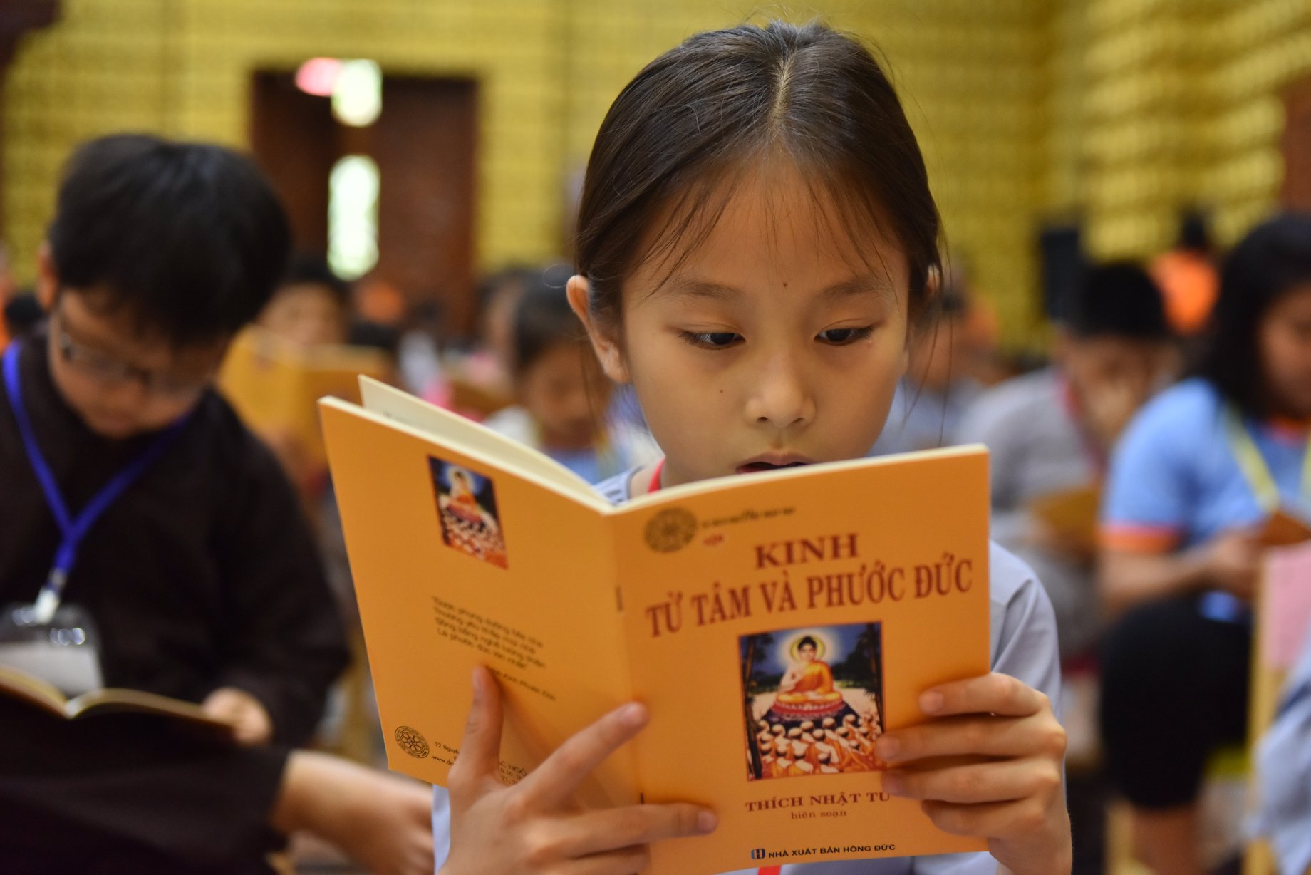 Khóa tu ‘’Búp sen từ bi’’ lần thứ 11 Chùa Giác Ngộ, ngày 31-03-2018.