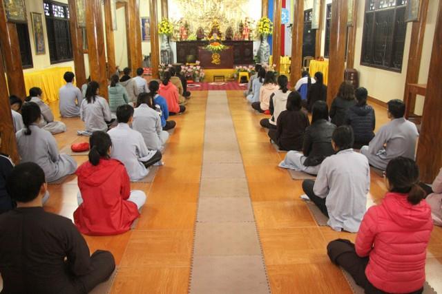 Thái Bình: Khóa tu cuối năm của thanh niên Phật tử chùa Từ Xuyên