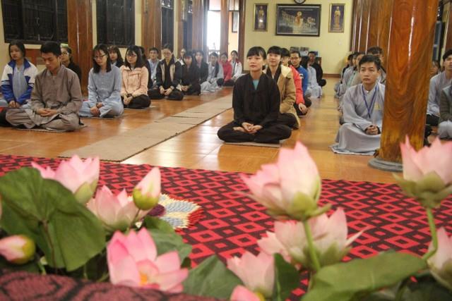 Thái Bình: Khóa tu cuối năm của thanh niên Phật tử chùa Từ Xuyên