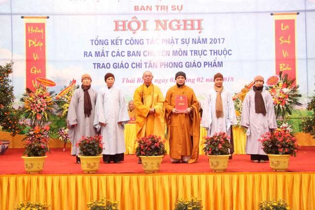 Thái Bình: Phật giáo Thái Bình tổng kết Phật sự, trao giáo chỉ tấn phong