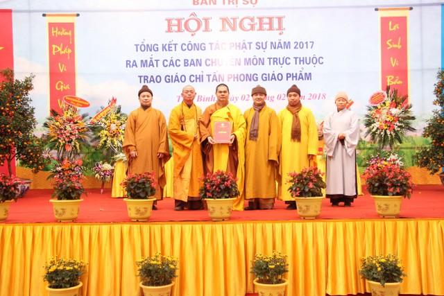 Thái Bình: Phật giáo Thái Bình tổng kết Phật sự, trao giáo chỉ tấn phong