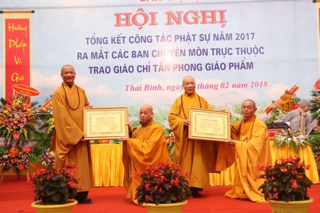 Thái Bình: Phật giáo Thái Bình tổng kết Phật sự, trao giáo chỉ tấn phong