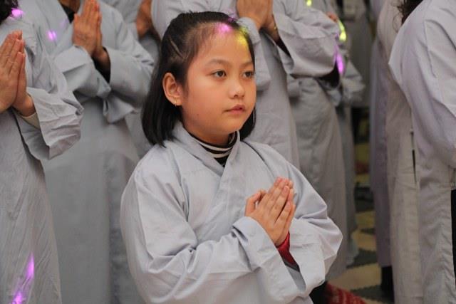 Thái Bình: Đêm hoa đăng vía Phật Di Đà tại chùa Hoằng Văn