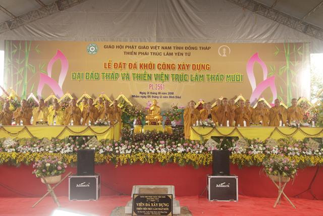 Đồng Tháp: Thành lập Thiền Viện Trúc Lâm Tháp Mười