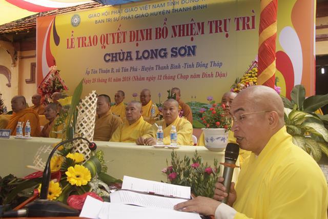 Đồng Tháp: Chùa Long Sơn chính thức có trụ trì