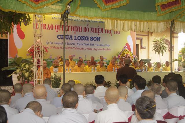 Đồng Tháp: Chùa Long Sơn chính thức có trụ trì