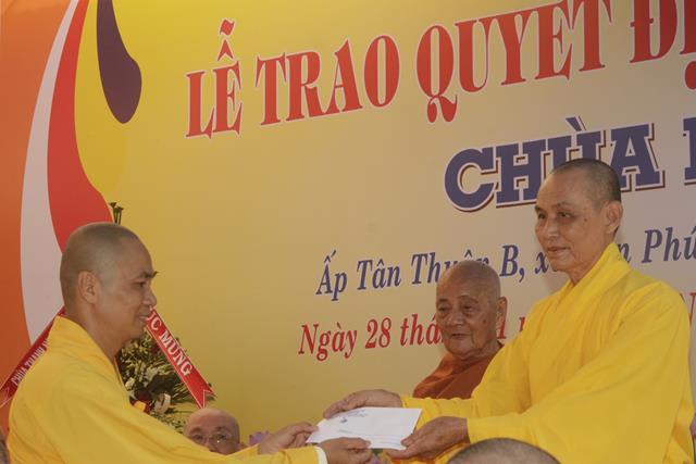 Đồng Tháp: Chùa Long Sơn chính thức có trụ trì