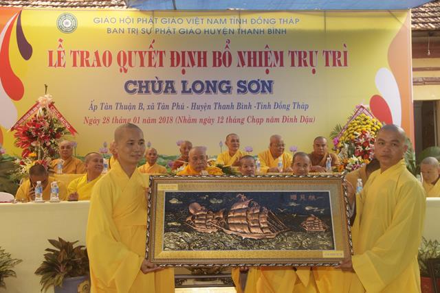 Đồng Tháp: Chùa Long Sơn chính thức có trụ trì