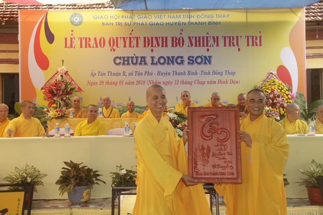 Đồng Tháp: Chùa Long Sơn chính thức có trụ trì