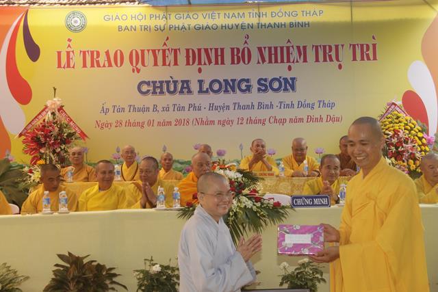 Đồng Tháp: Chùa Long Sơn chính thức có trụ trì