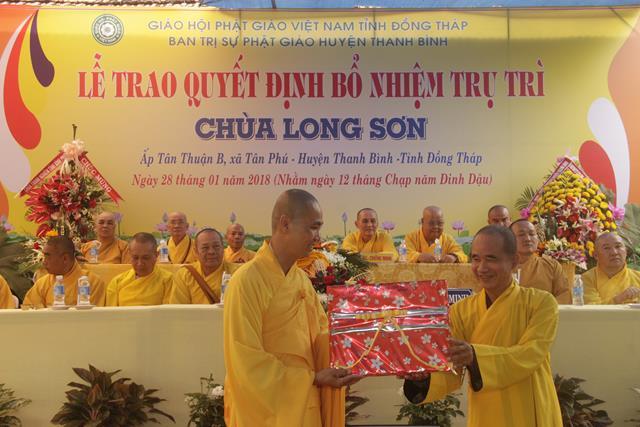 Đồng Tháp: Chùa Long Sơn chính thức có trụ trì