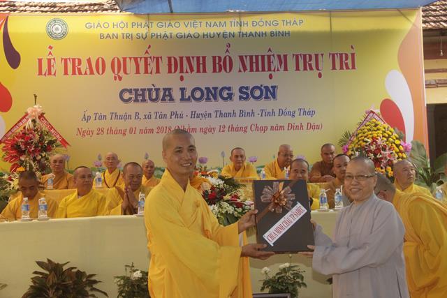 Đồng Tháp: Chùa Long Sơn chính thức có trụ trì