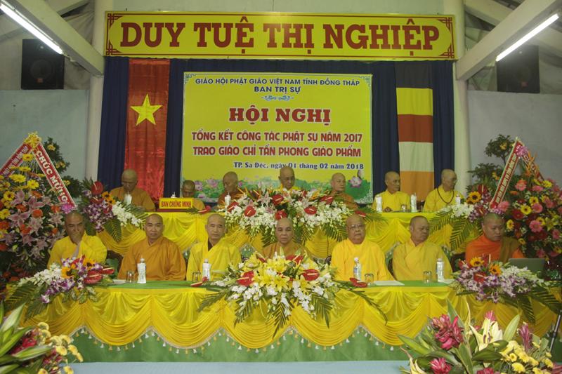 PG Đồng Tháp tổng kết Phật sự năm 2017