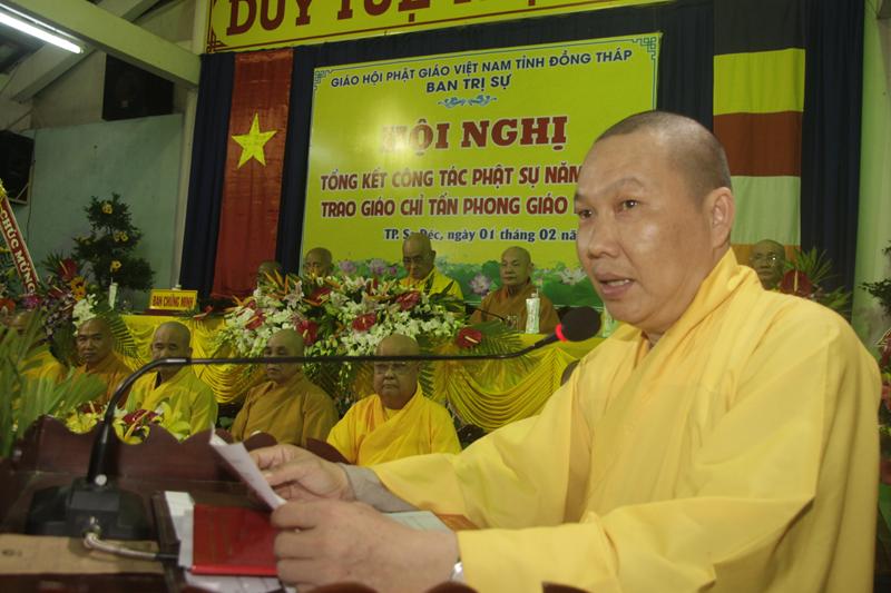 PG Đồng Tháp tổng kết Phật sự năm 2017