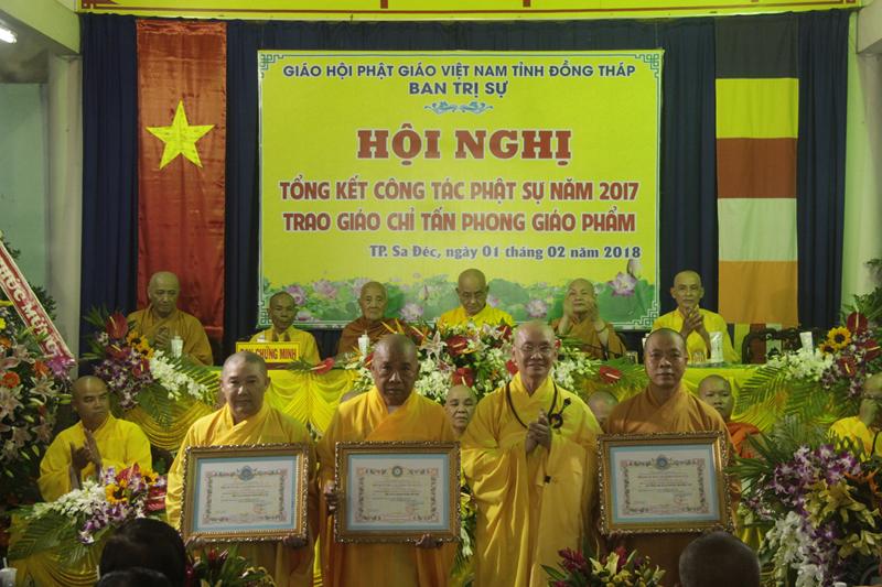 PG Đồng Tháp tổng kết Phật sự năm 2017