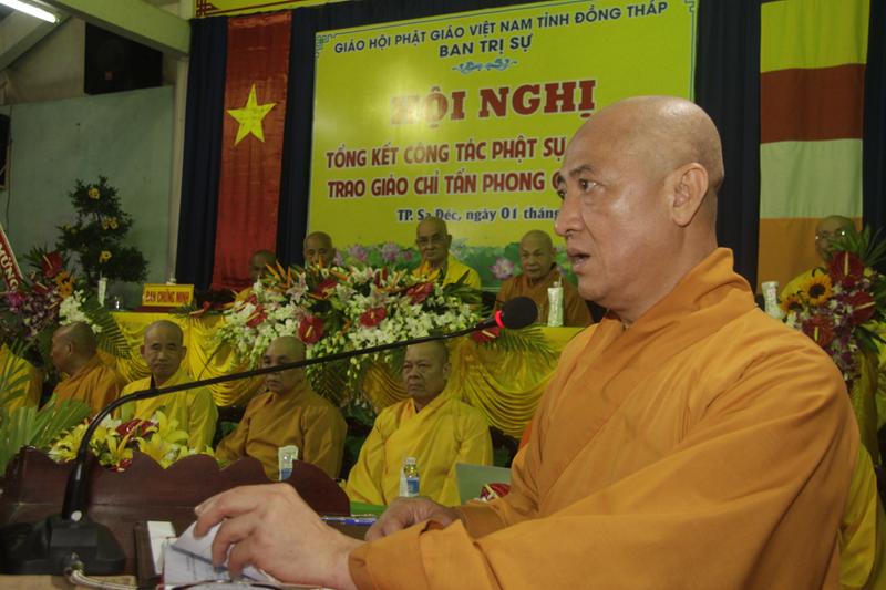 PG Đồng Tháp tổng kết Phật sự năm 2017
