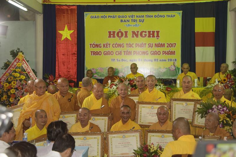 PG Đồng Tháp tổng kết Phật sự năm 2017