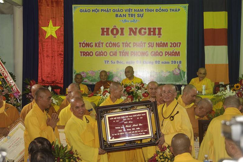 PG Đồng Tháp tổng kết Phật sự năm 2017
