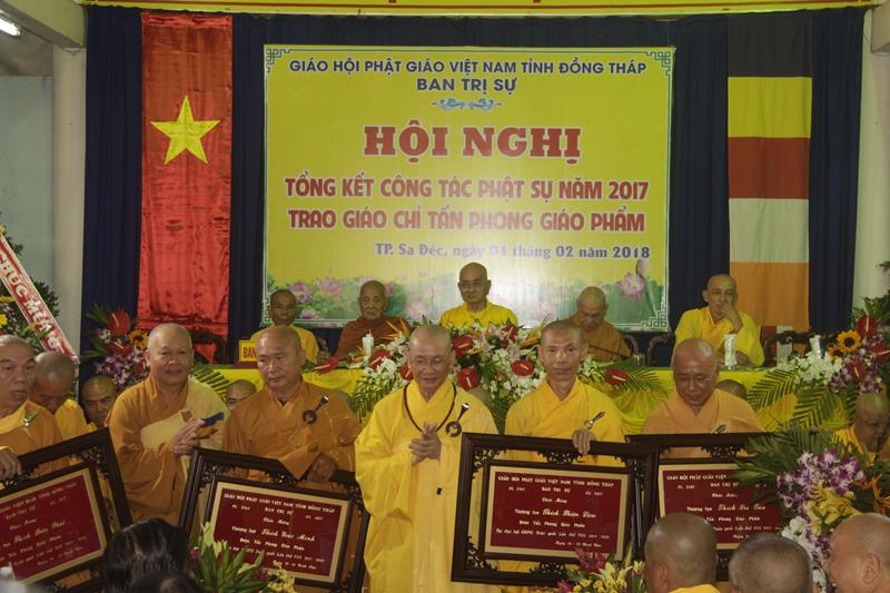 PG Đồng Tháp tổng kết Phật sự năm 2017