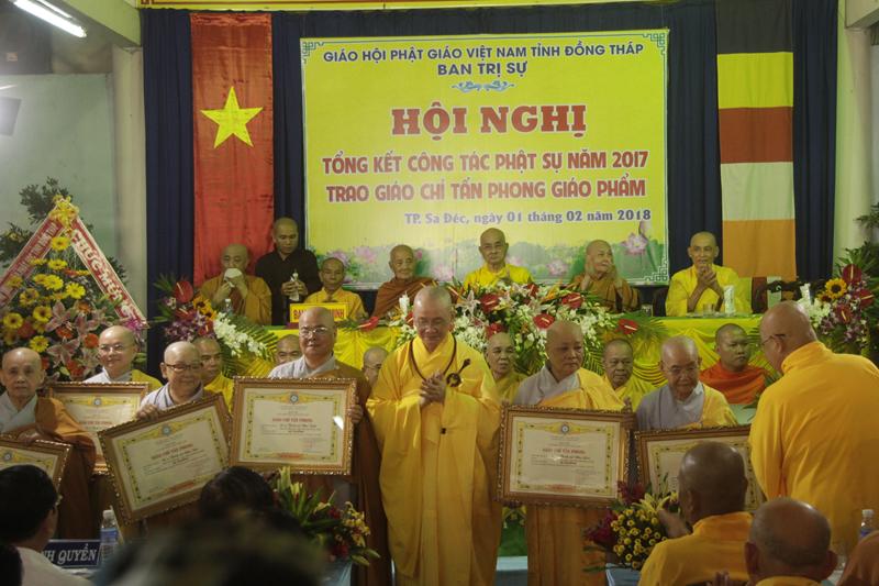 PG Đồng Tháp tổng kết Phật sự năm 2017