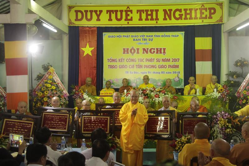 PG Đồng Tháp tổng kết Phật sự năm 2017