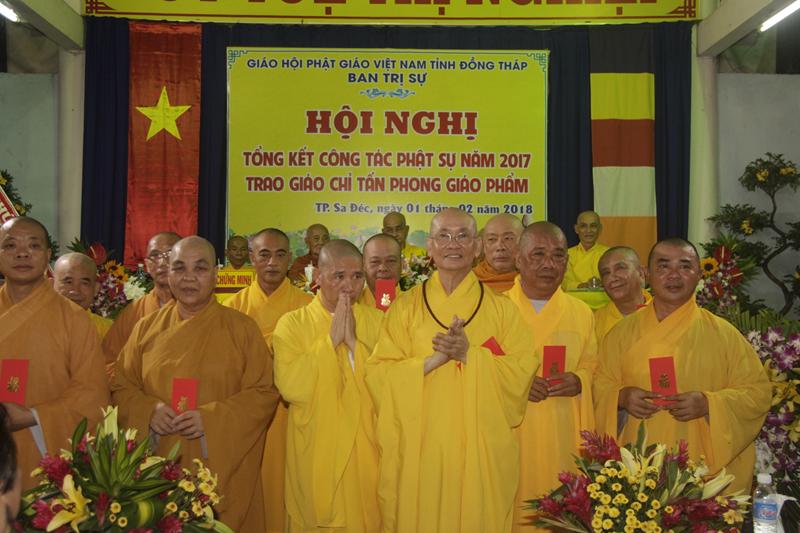 PG Đồng Tháp tổng kết Phật sự năm 2017