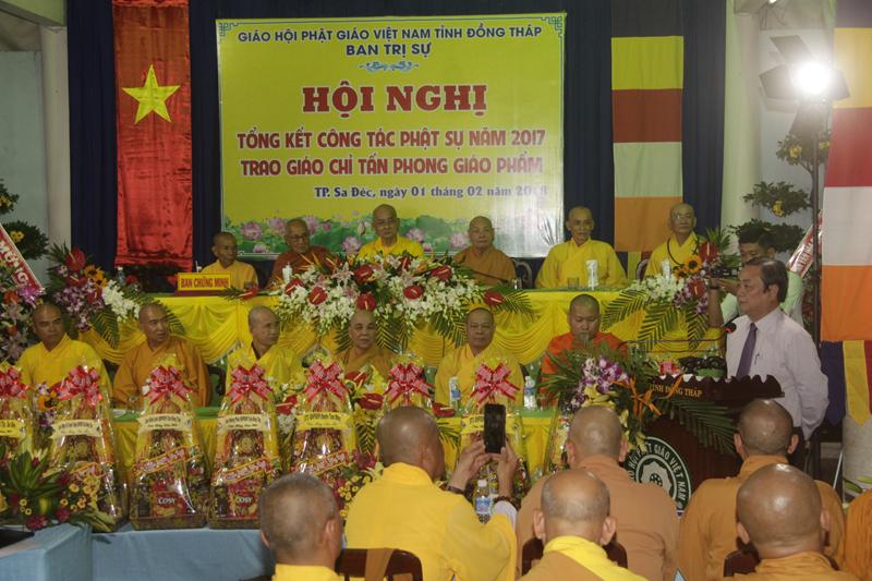 PG Đồng Tháp tổng kết Phật sự năm 2017