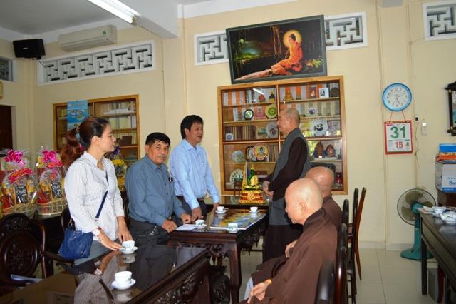 Khánh Hòa:Ban Tôn giáo Chính phủ chúc Tết  Ban Trị sự Phật giáo Khánh Hòa