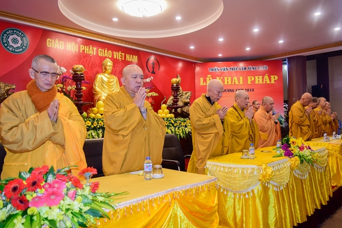 Lễ khai pháp đầu năm tại Thiền viện Trúc Lâm Sùng Phúc