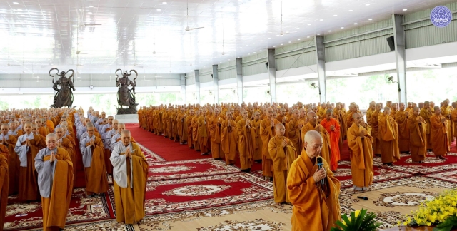 TP. HCM: Trang nghiêm lễ Tác pháp An cư tại Học viện PGVN tại TP. HCM (cơ sở II)