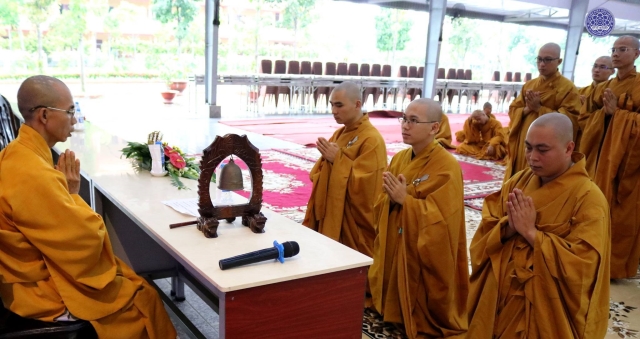 TP. HCM: Trang nghiêm lễ Tác pháp An cư tại Học viện PGVN tại TP. HCM (cơ sở II)