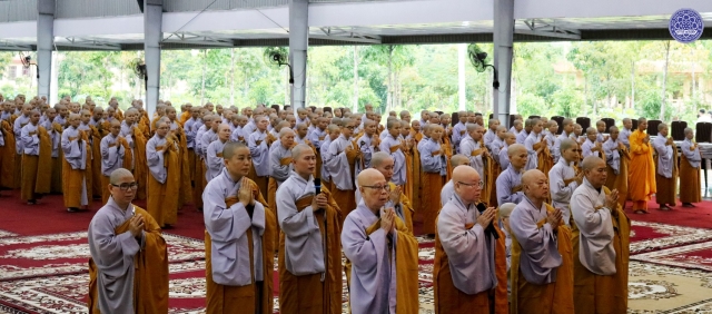 TP. HCM: Trang nghiêm lễ Tác pháp An cư tại Học viện PGVN tại TP. HCM (cơ sở II)
