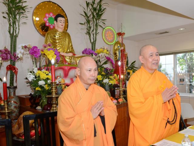 Lễ thọ giới Bồ Tát tại gia tại Quan Âm Tịnh Xá,San Jose,Hoa Kỳ