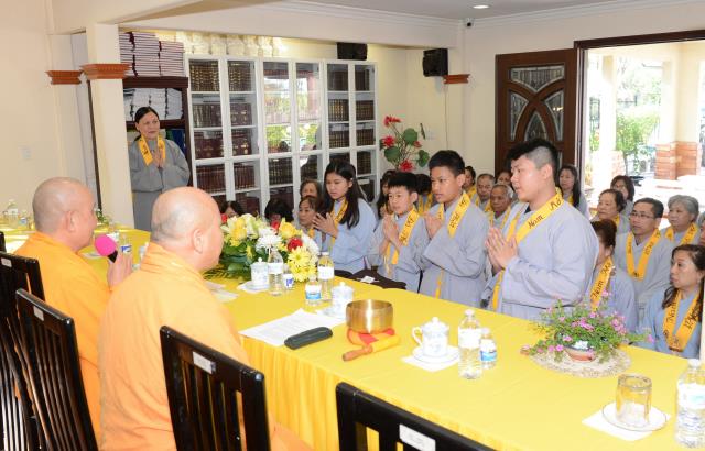 Lễ thọ giới Bồ Tát tại gia tại Quan Âm Tịnh Xá,San Jose,Hoa Kỳ