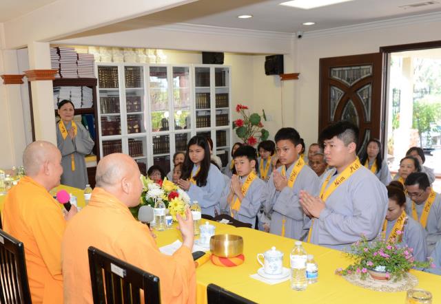 Lễ thọ giới Bồ Tát tại gia tại Quan Âm Tịnh Xá,San Jose,Hoa Kỳ