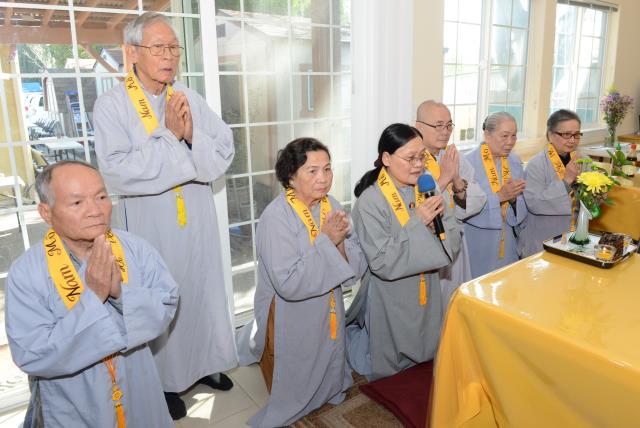 Lễ thọ giới Bồ Tát tại gia tại Quan Âm Tịnh Xá,San Jose,Hoa Kỳ