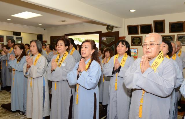 Lễ thọ giới Bồ Tát tại gia tại Quan Âm Tịnh Xá,San Jose,Hoa Kỳ