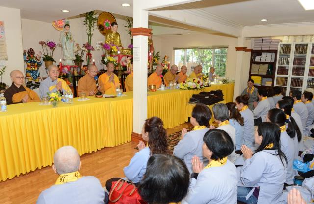 Lễ thọ giới Bồ Tát tại gia tại Quan Âm Tịnh Xá,San Jose,Hoa Kỳ