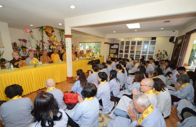 Lễ thọ giới Bồ Tát tại gia tại Quan Âm Tịnh Xá,San Jose,Hoa Kỳ