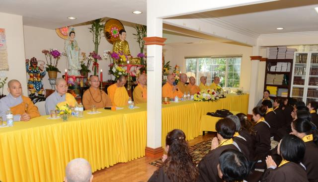 Lễ thọ giới Bồ Tát tại gia tại Quan Âm Tịnh Xá,San Jose,Hoa Kỳ