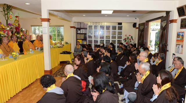 Lễ thọ giới Bồ Tát tại gia tại Quan Âm Tịnh Xá,San Jose,Hoa Kỳ