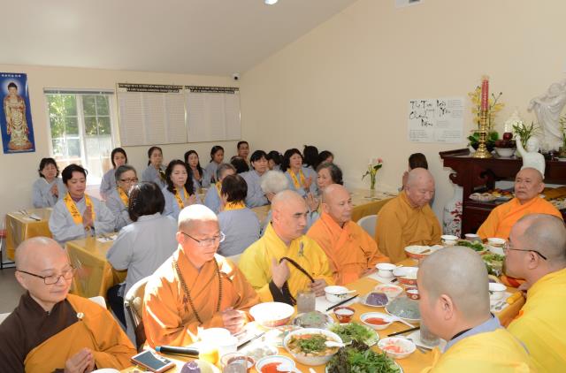 Lễ thọ giới Bồ Tát tại gia tại Quan Âm Tịnh Xá,San Jose,Hoa Kỳ
