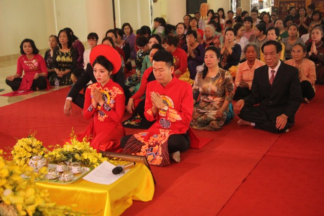 Nam Định: Lễ hằng thuận tại chùa Trúc Lâm Thiên Trường