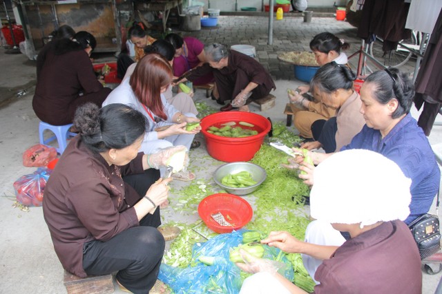 Thái Bình: Gần 1000 thiện sinh dự khóa tu sen hồng chùa Từ Xuyên