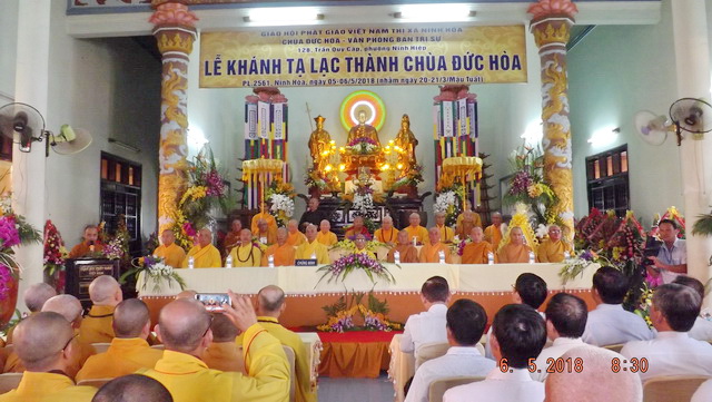 Khánh Hòa: Lễ lạc thành chùa Đức Hòa