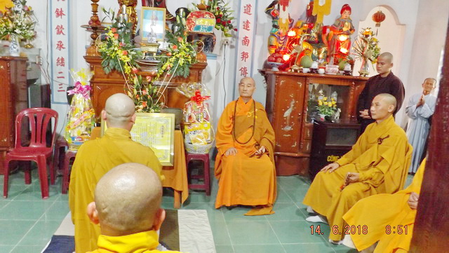 Chùa Thanh Lương tưởng niệm tổ Trừng Thơ