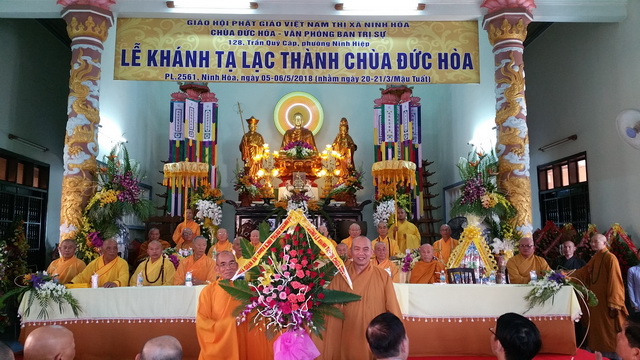 Khánh Hòa: Lễ lạc thành chùa Đức Hòa
